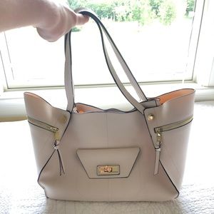 Cream colored purse